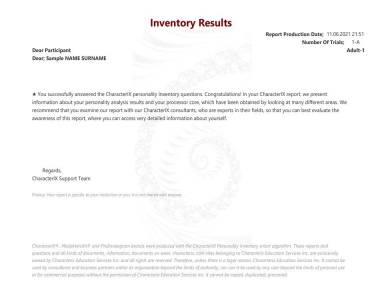 Inventory Results