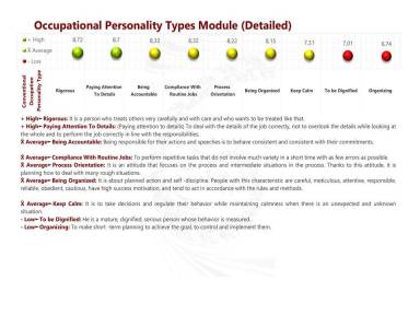 Occupational Personality Types Module (Detailed)